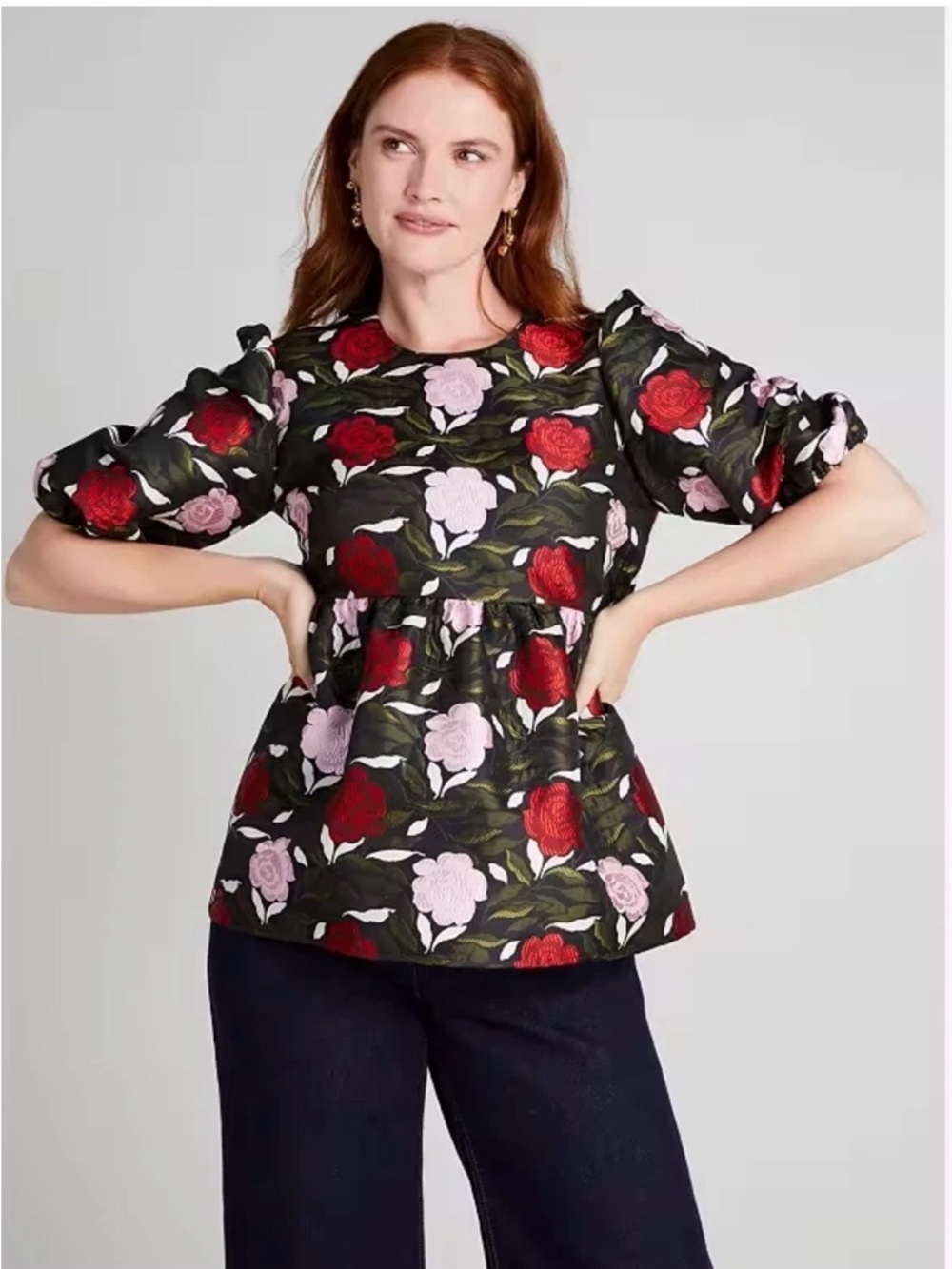 KATE SPADE Rose Garden Brocade
Top WOMENS SIZE 2